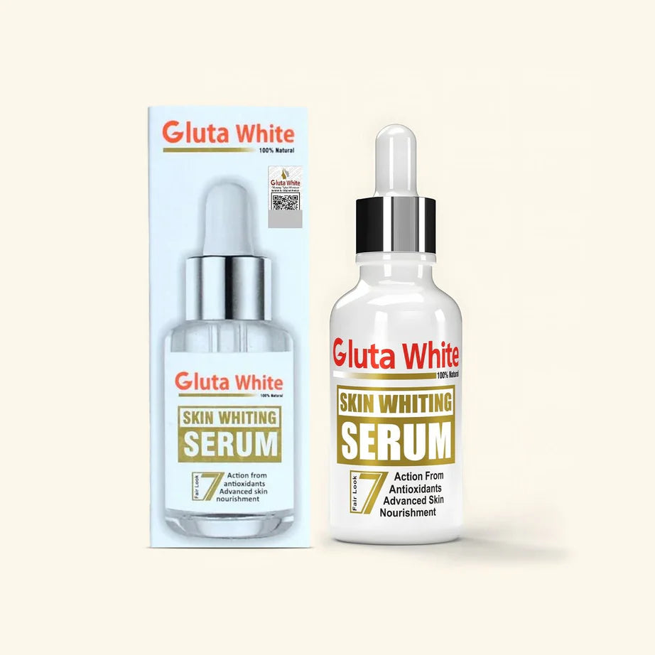 Gluta White Whitening Serum | Glutathione Brightening Hydrating 30ml Skincare